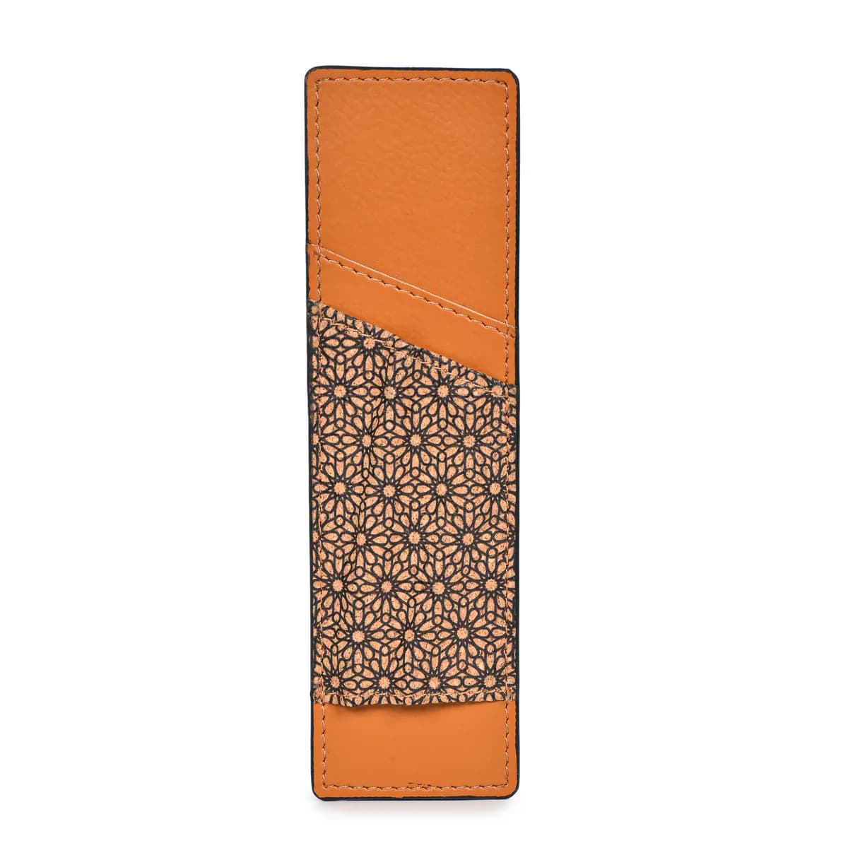  Pen Holder - Plant Leather & Printed Cork - Pen Slot -  Tan