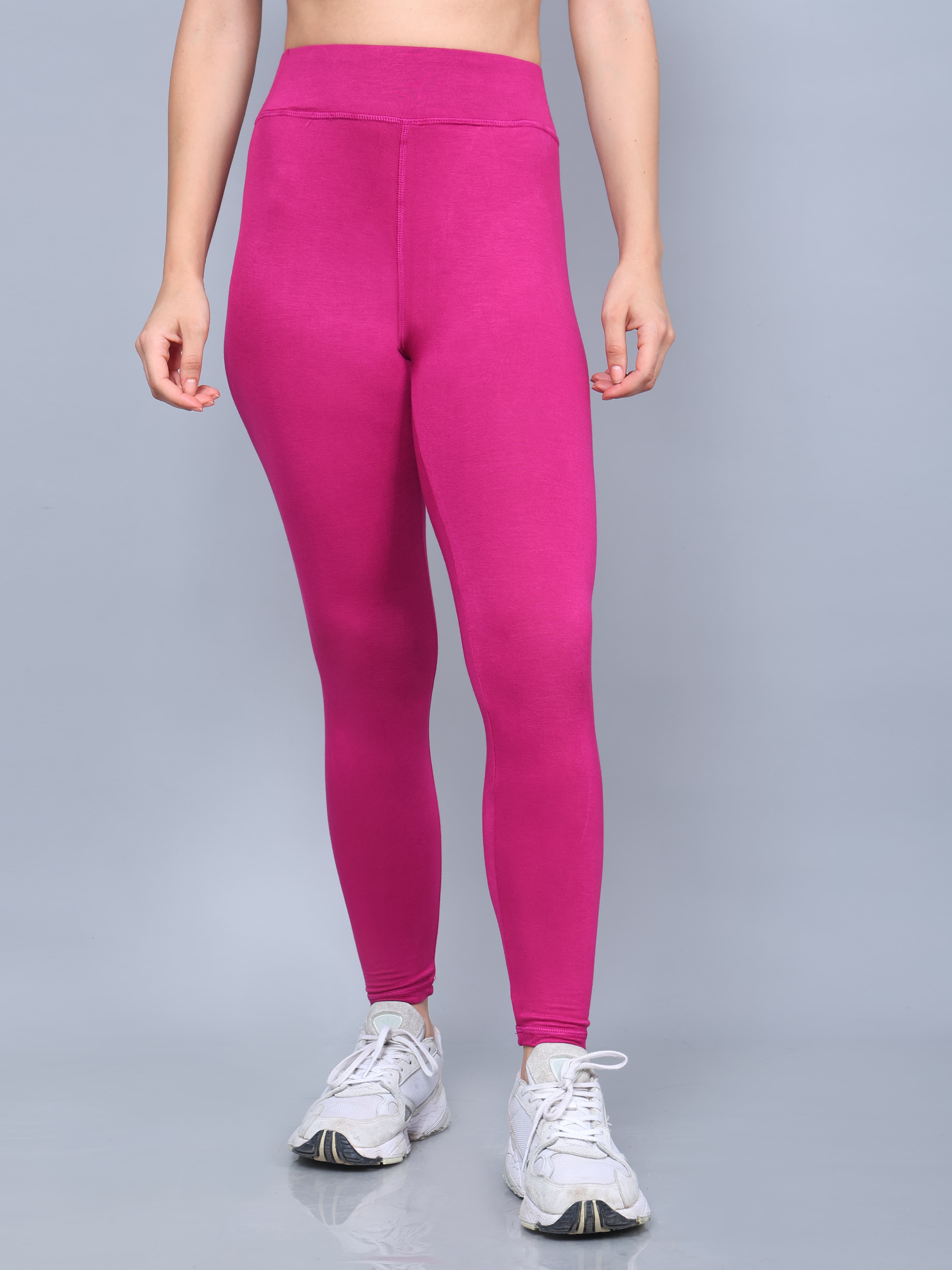 Bamboo Fabric Yoga Pant Bold - Fuchsia