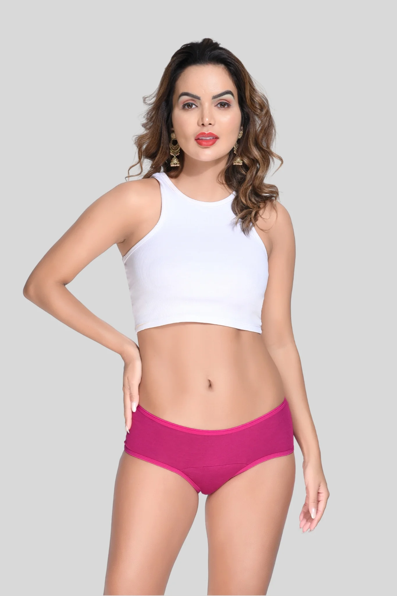 Bamboo Period Panty 5-Layer - Pack of 2 - Fuchsia