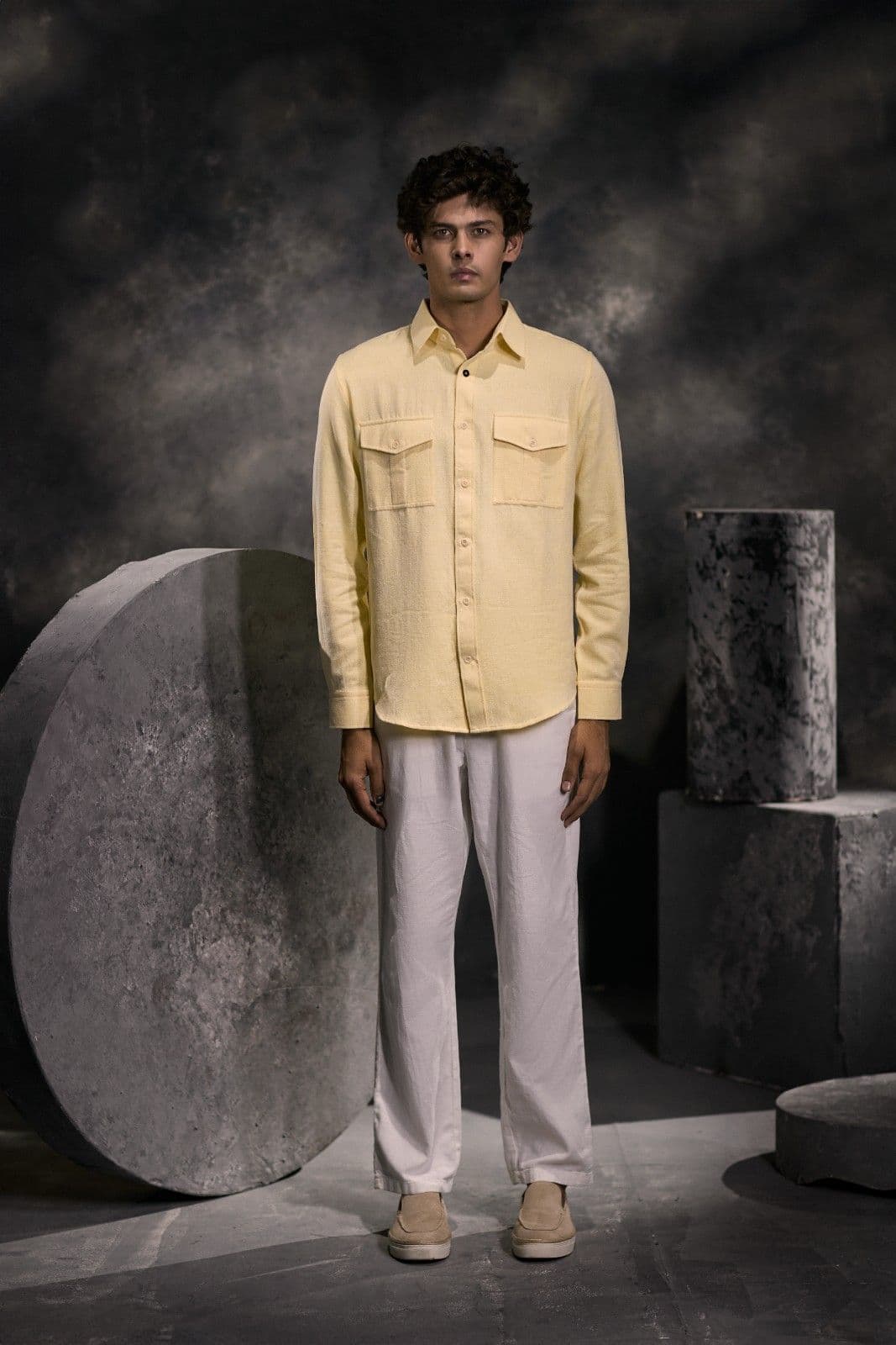 Men's Shirt | Handwoven Cotton Overshirt