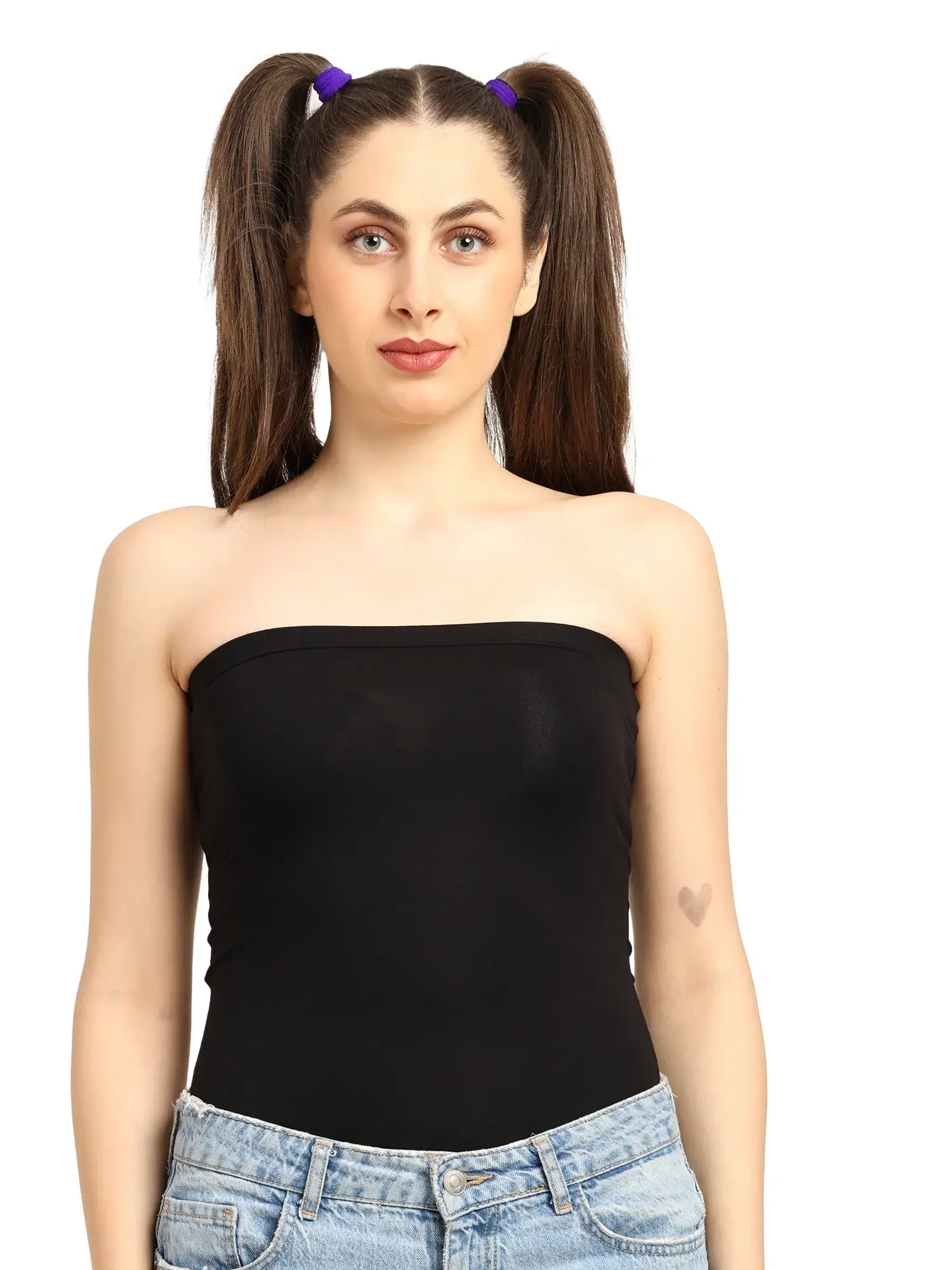 Bamboo Tube Top - Black
