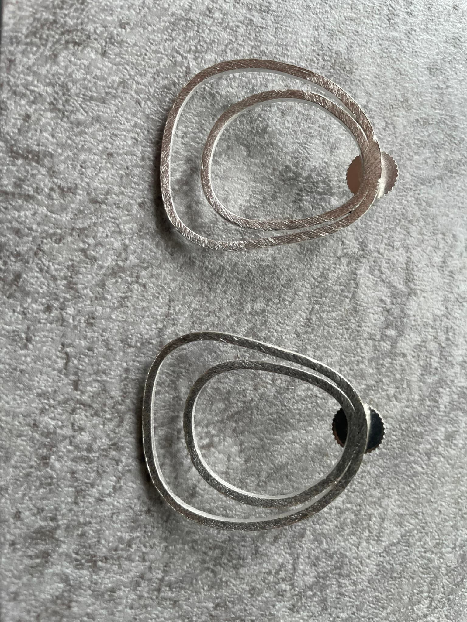 Women's Earrings - Pankhi White