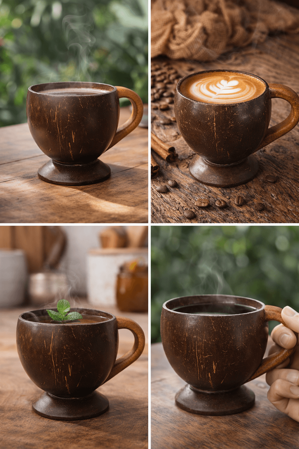 Coconut Tea/ Coffee Mug (pack of 2)
