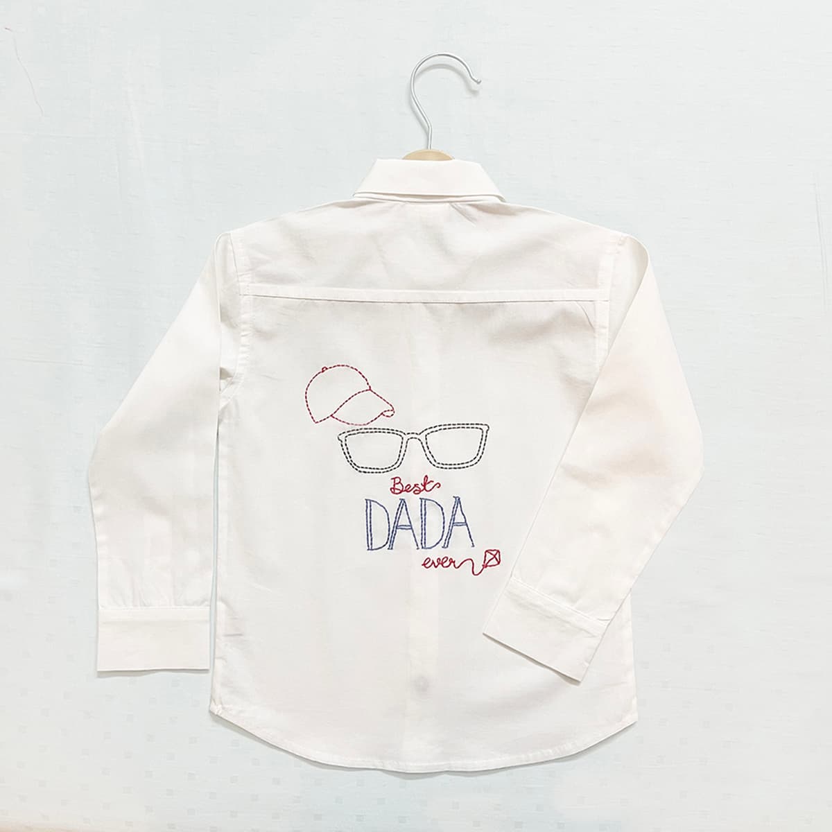 Rainbow Embroidered Shirt - Black