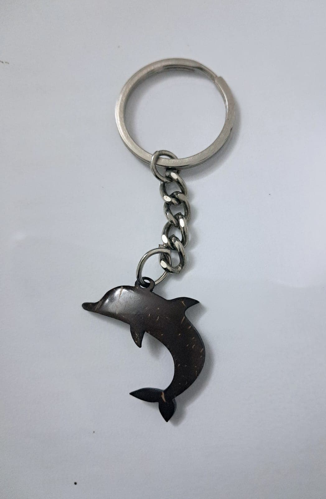 Coconutshell Keychain Dolphin Design