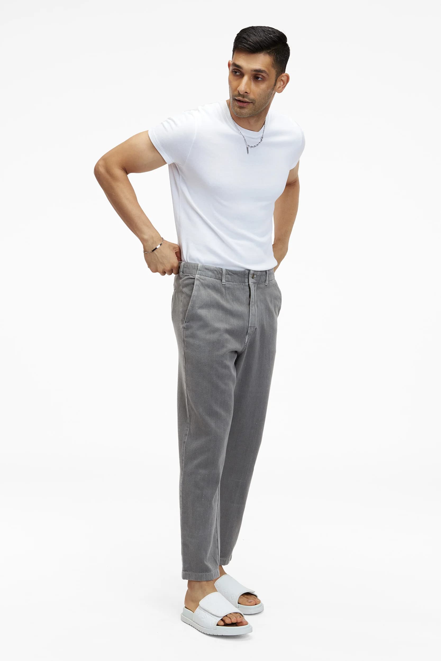 Argo Khadi Men's Jeans | Tapered Fit | Charcoal