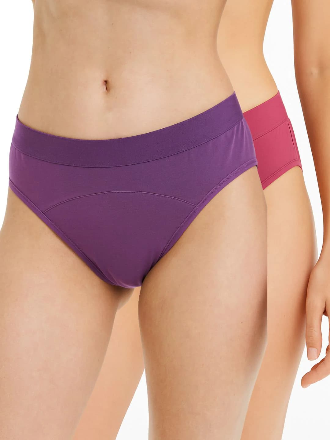 Bamboo Fabric Period Panty 5 Layer - Pack of 2 - Fuchsia Purple