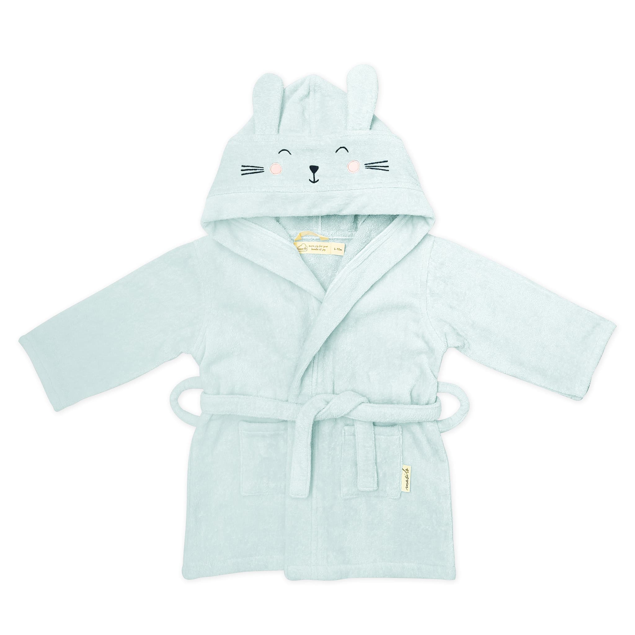 Hooded Baby Robe - Bunny