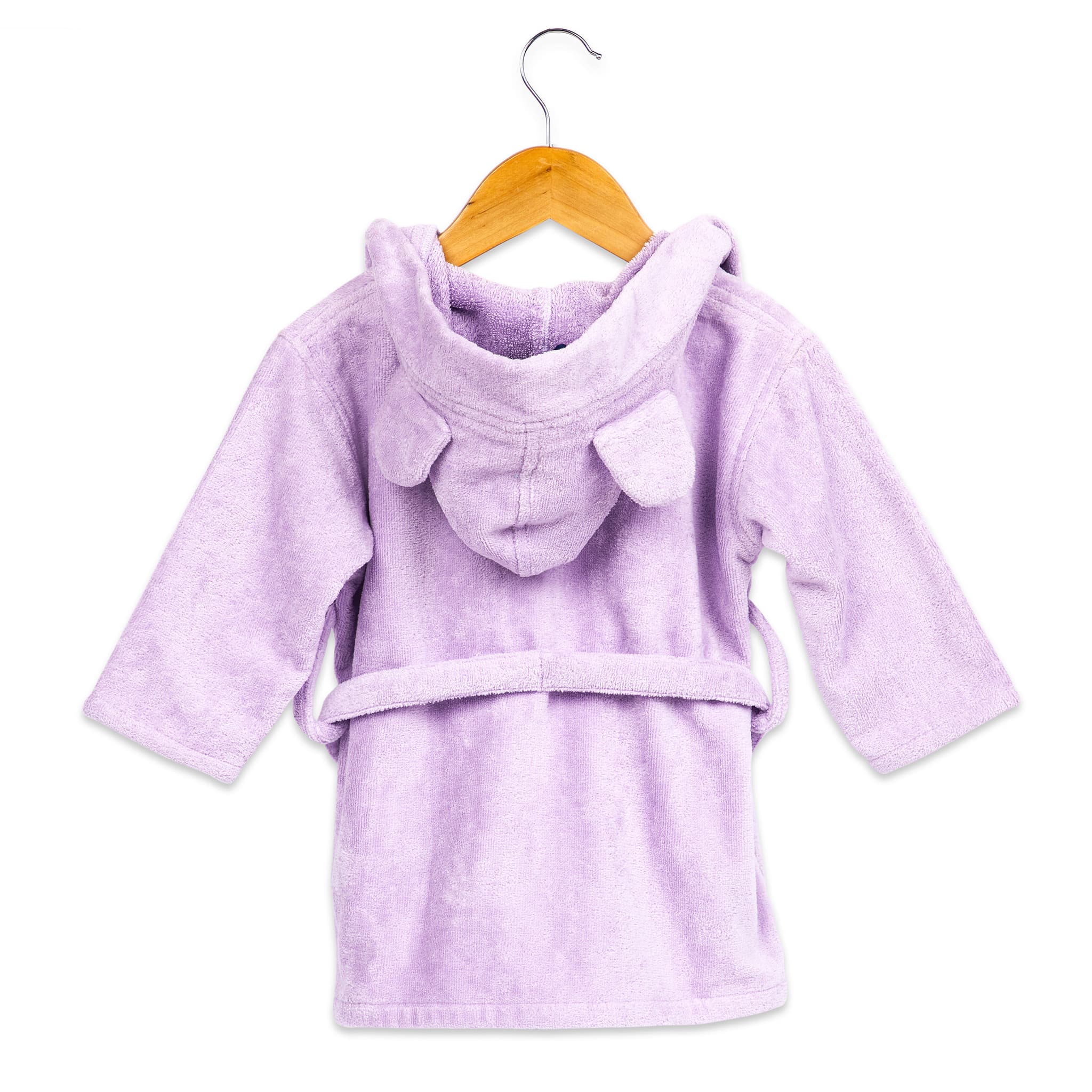 Hooded Baby Robe - Lilac