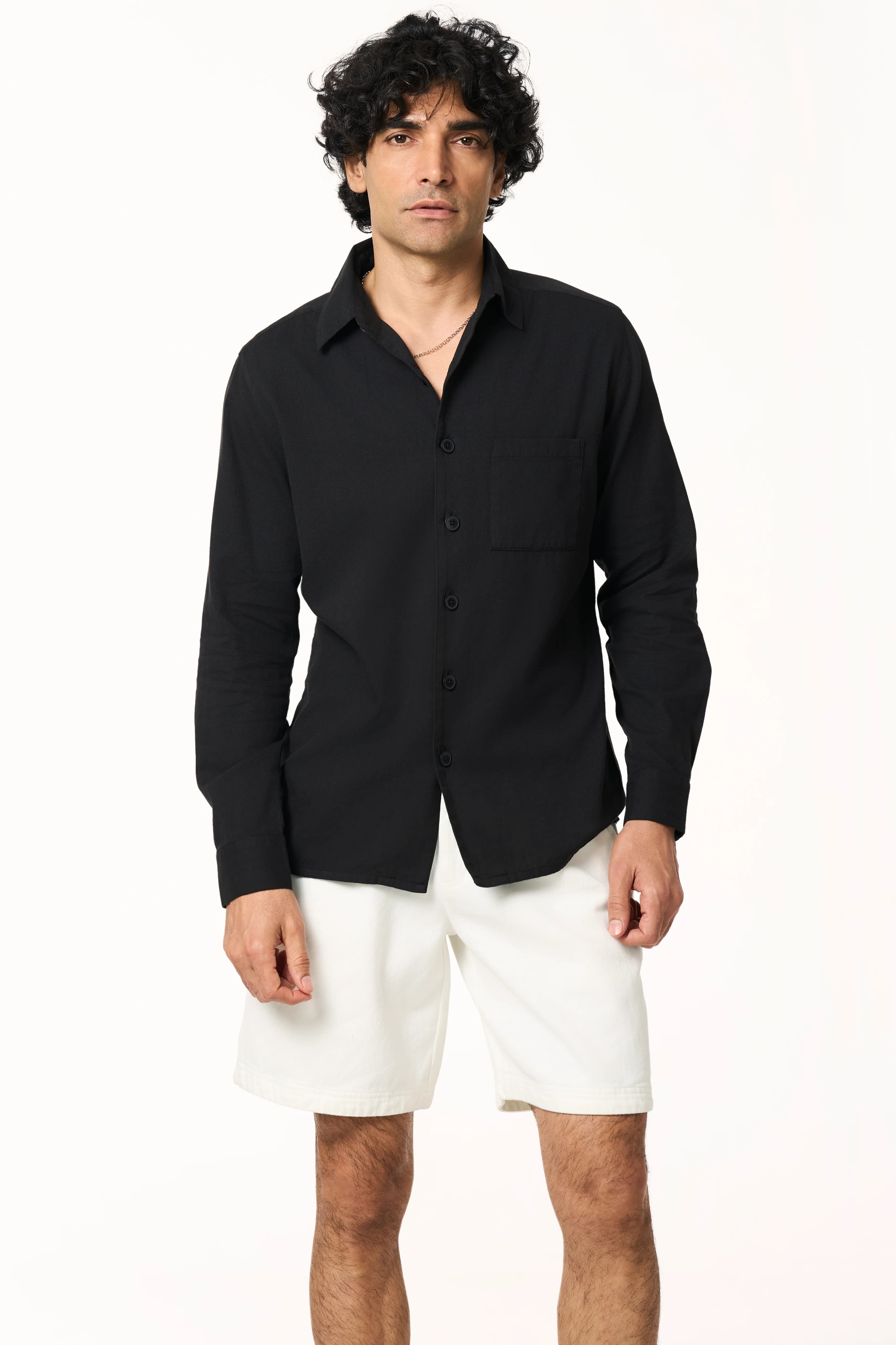 Alto Lite Men's Shirt | Slim Fit | Black