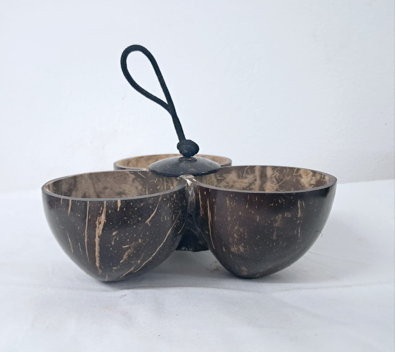 Coconutshell Triple Bowl Oval shape