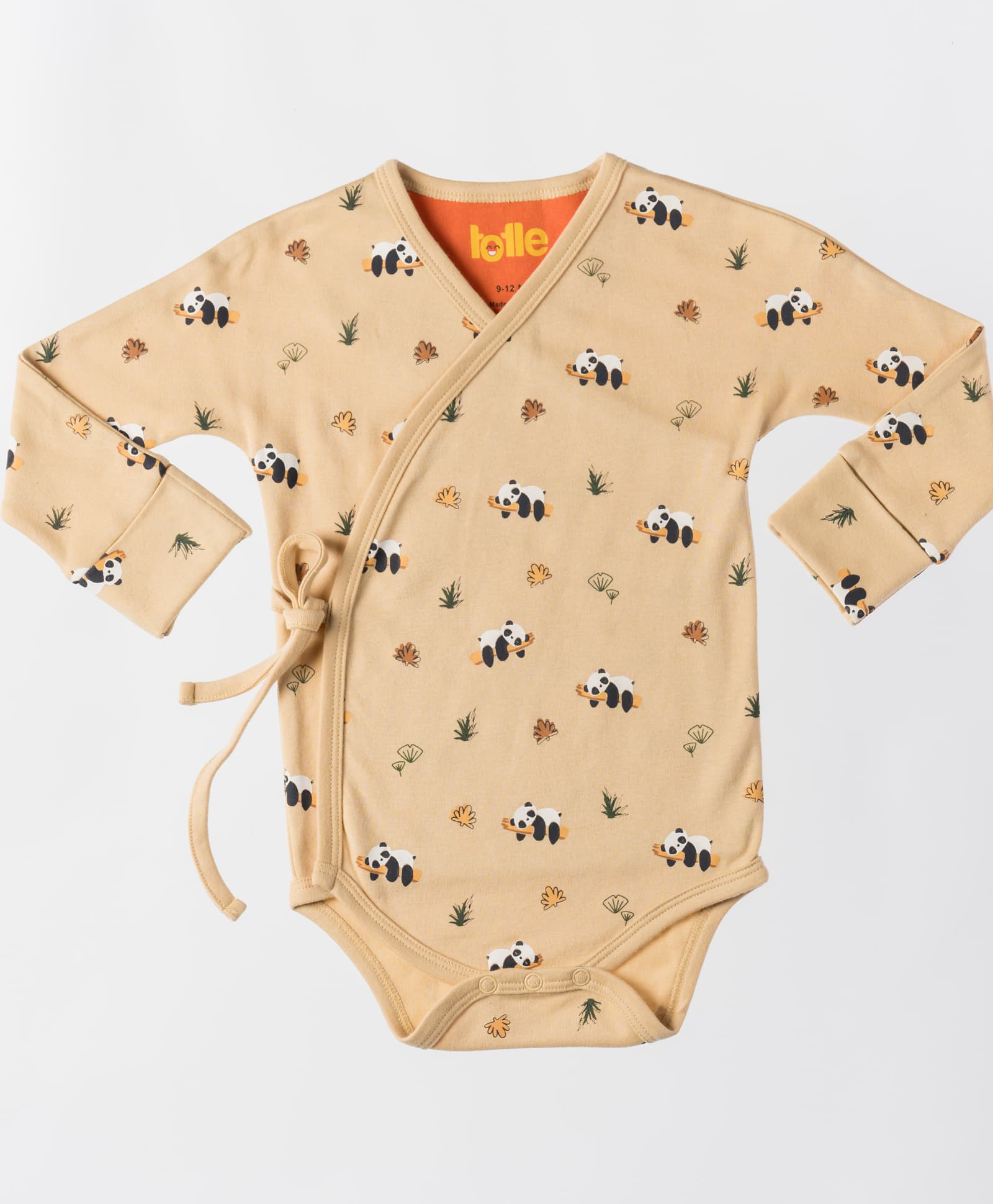 Kids Bodysuit | Printed - Beige