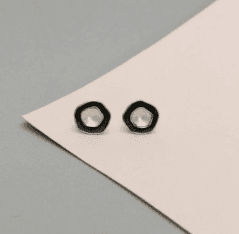 Women's Earrings - Illusion - Black