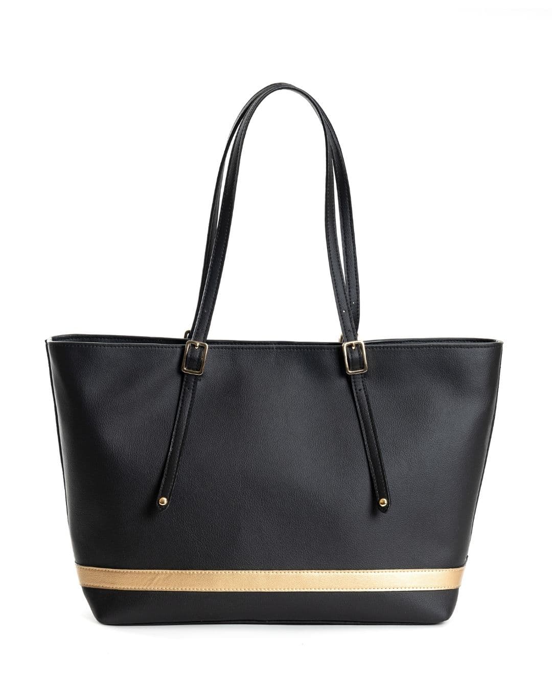  MINERVA Tote Bags Cactus Leather Magnetic closure - Black