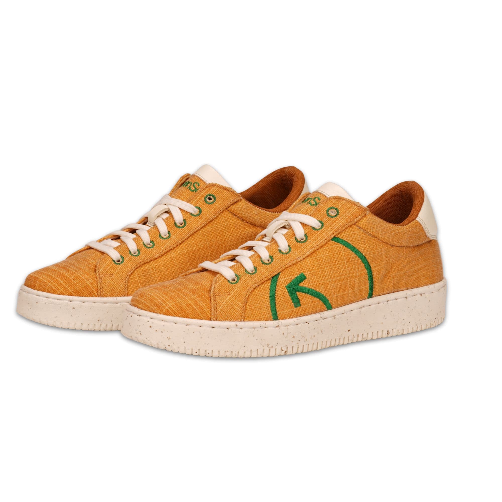 Women's Sneaker Lace-up | Lemon Yellow