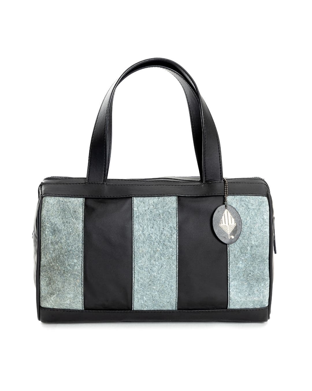  CHLORIS Duffle Bags Apple Leather & Coconut Leather Zip closure - Black & Dark Grey