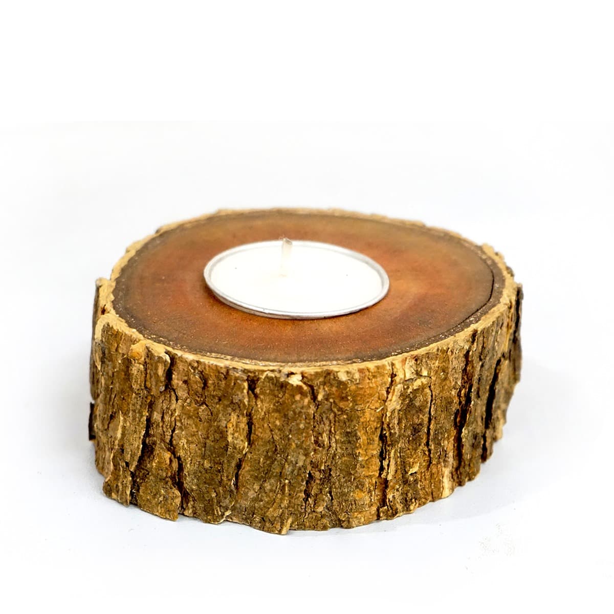 Wooden Tea light candle