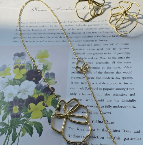 Women's Necklace - Poppy Gold 