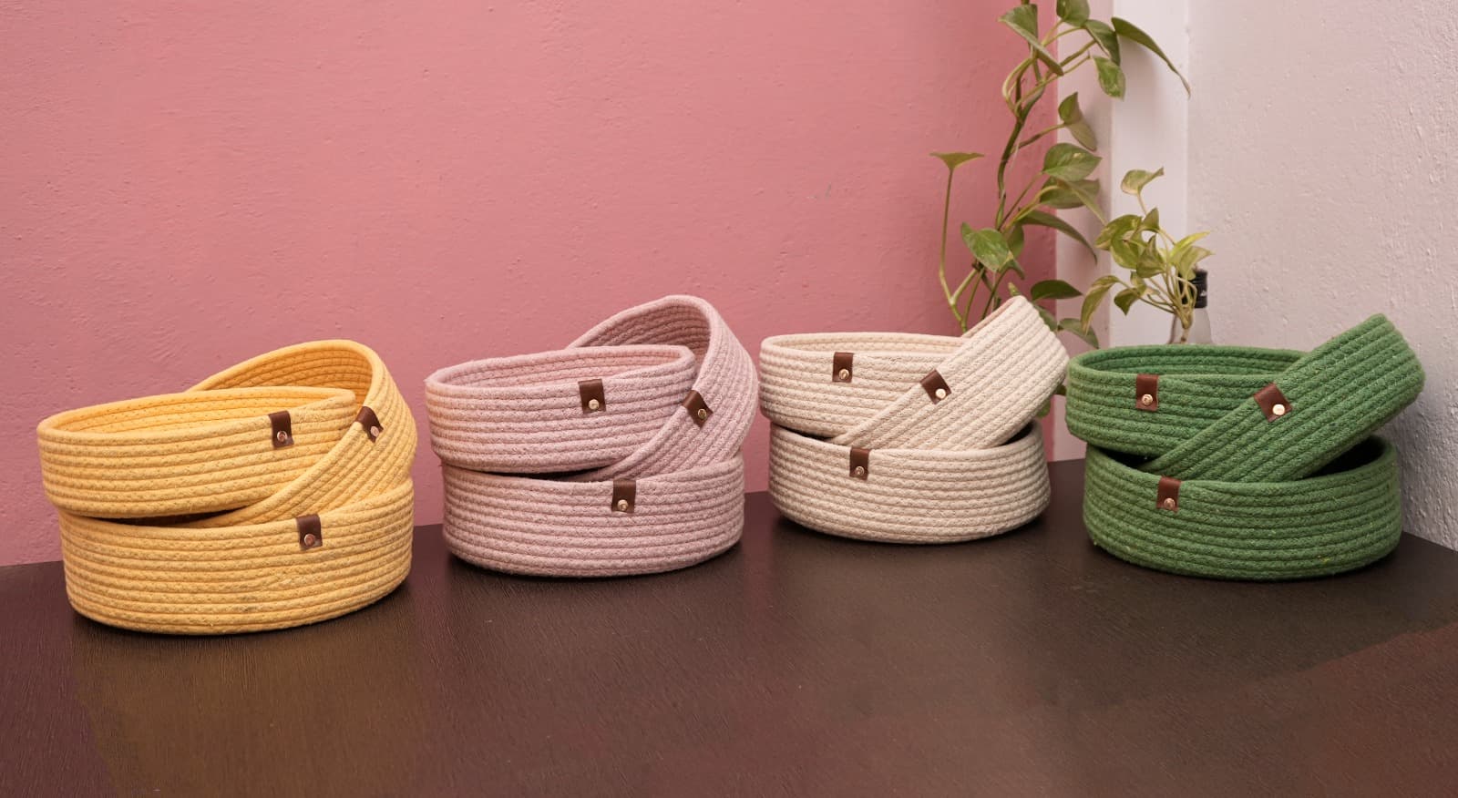 Nesting Basket (Set of 3) white 2