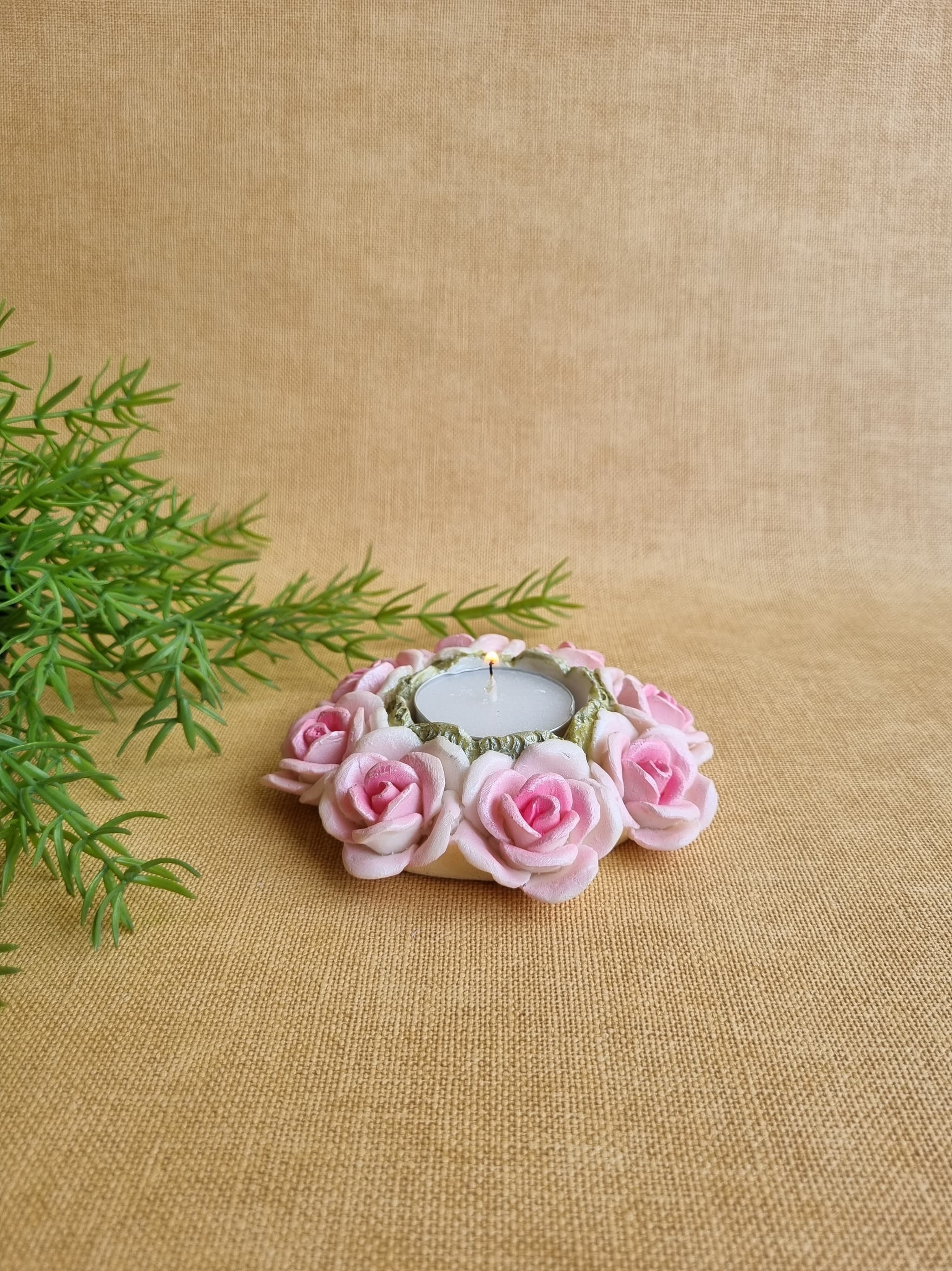 Tealight Holder | Rosy Red 