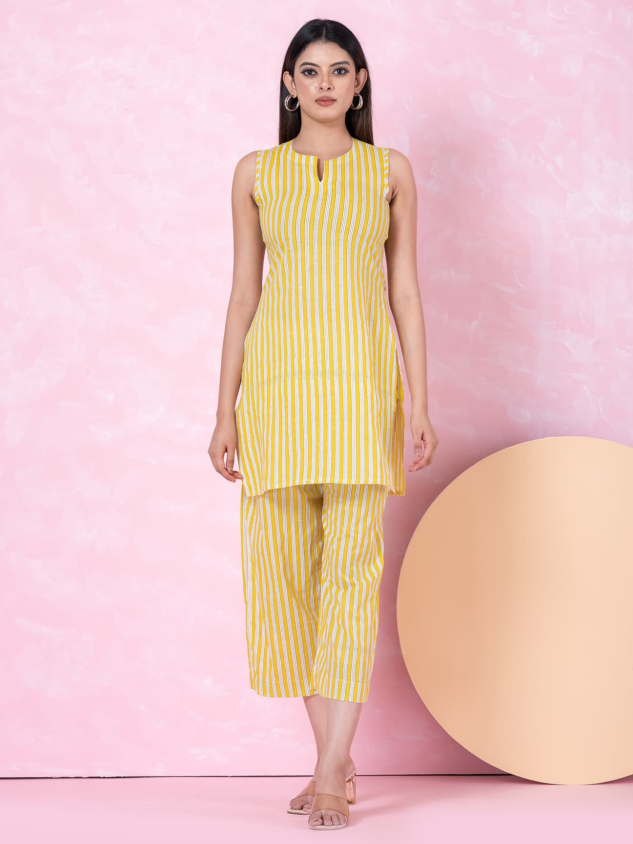 BREEZY BLOOM - OCAU Basic Self Designed  Printed Cotton Co -ord Set