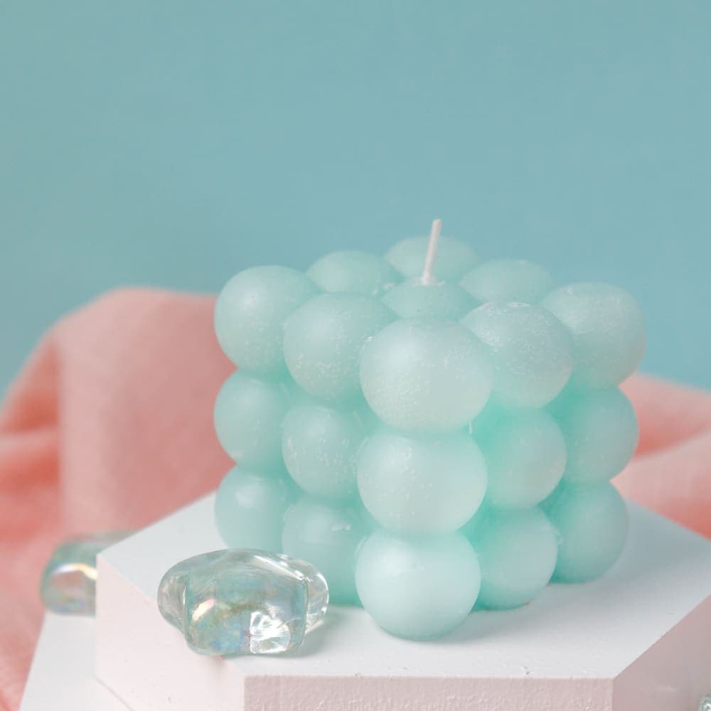 Bubble Soy Wax Scented Candles (Pack of 4) – Japanese Cherry Blossom | Aesthetic Decorative Candles 