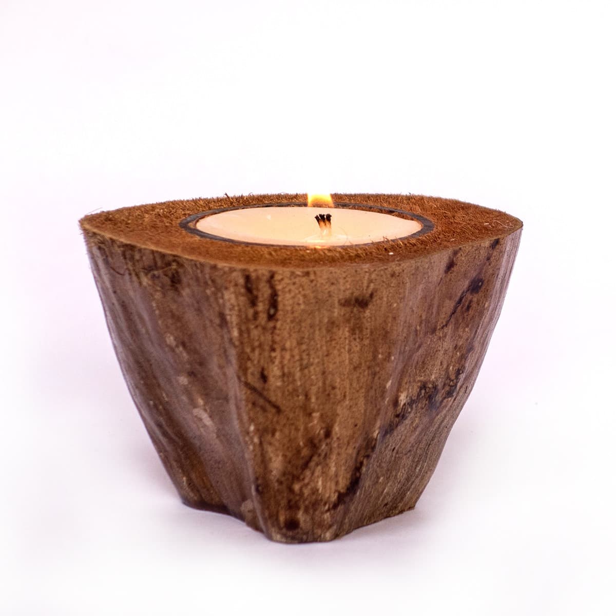 Coconutshell candle sandle