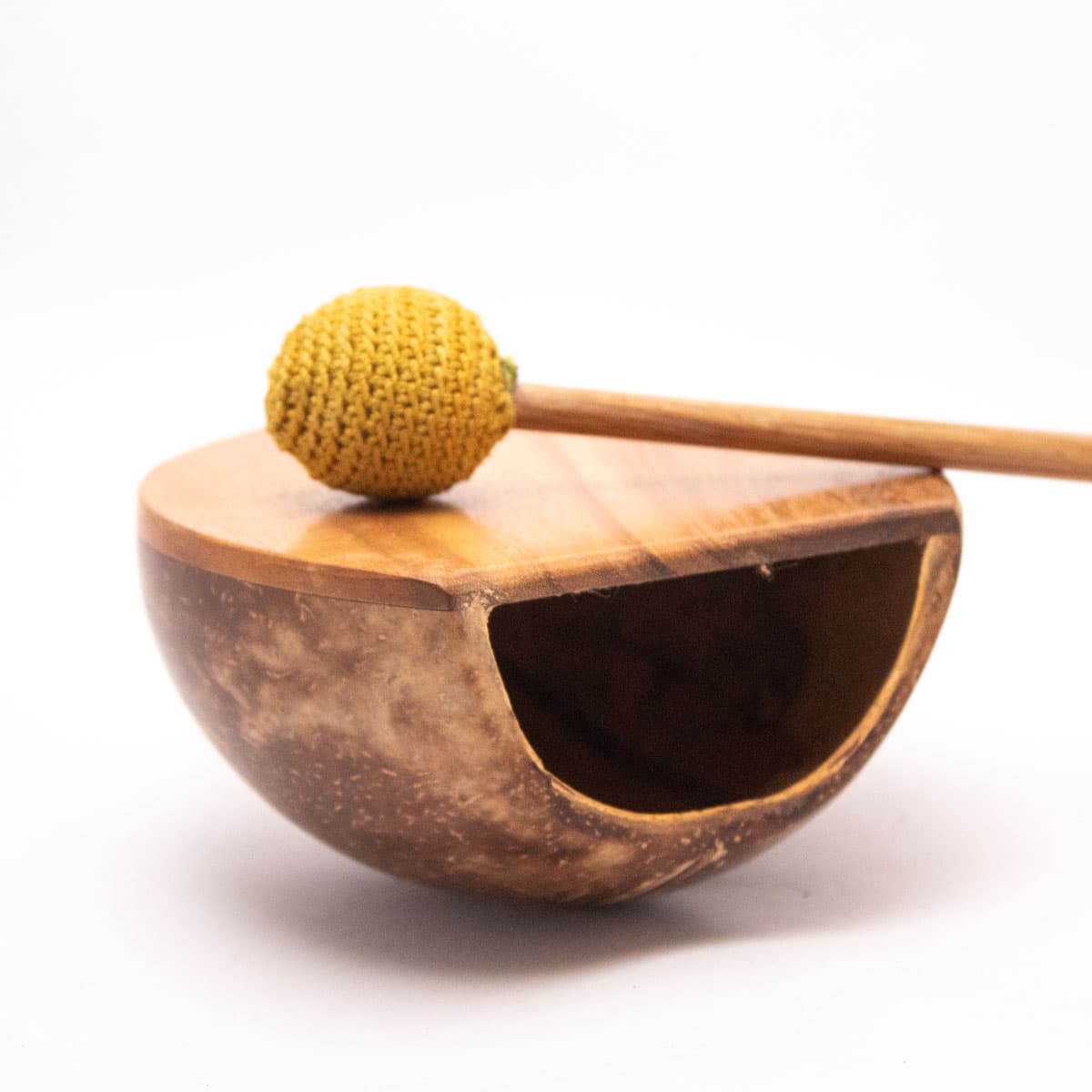 Coconutshell Drum with stick -kids Musical Drum