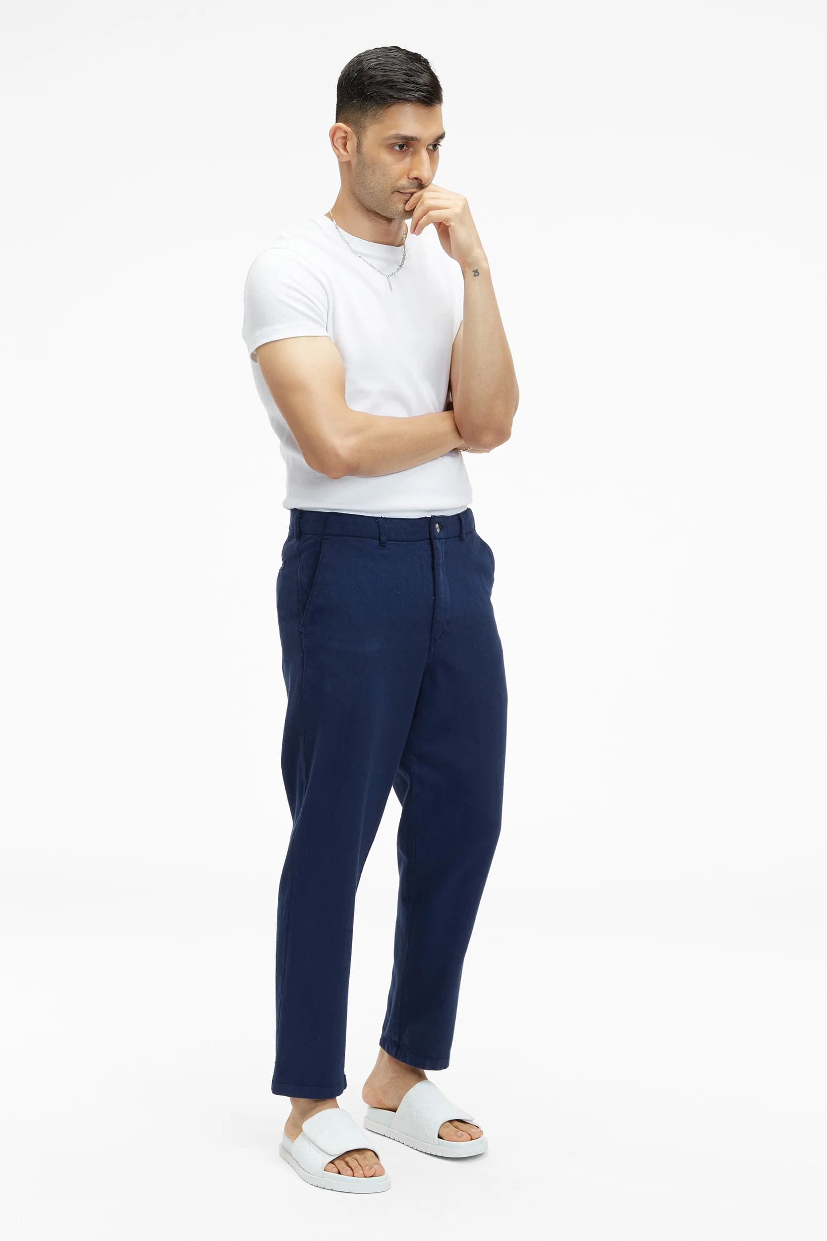 Argo Khadi Men's Jeans | Tapered Fit | Blue
