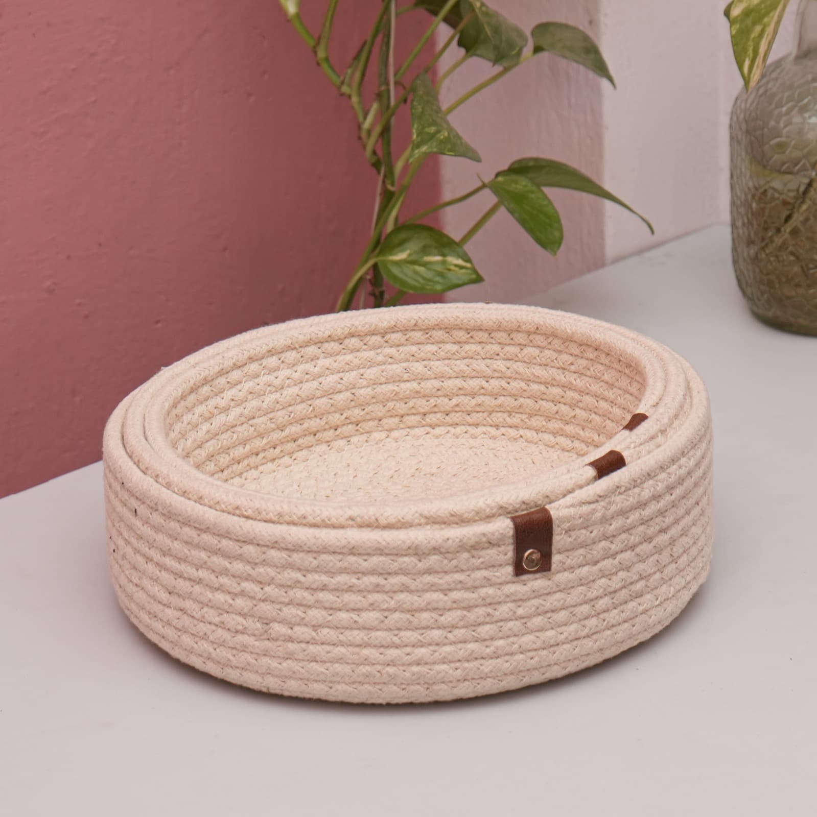 Nesting Basket (Set of 3) white 1