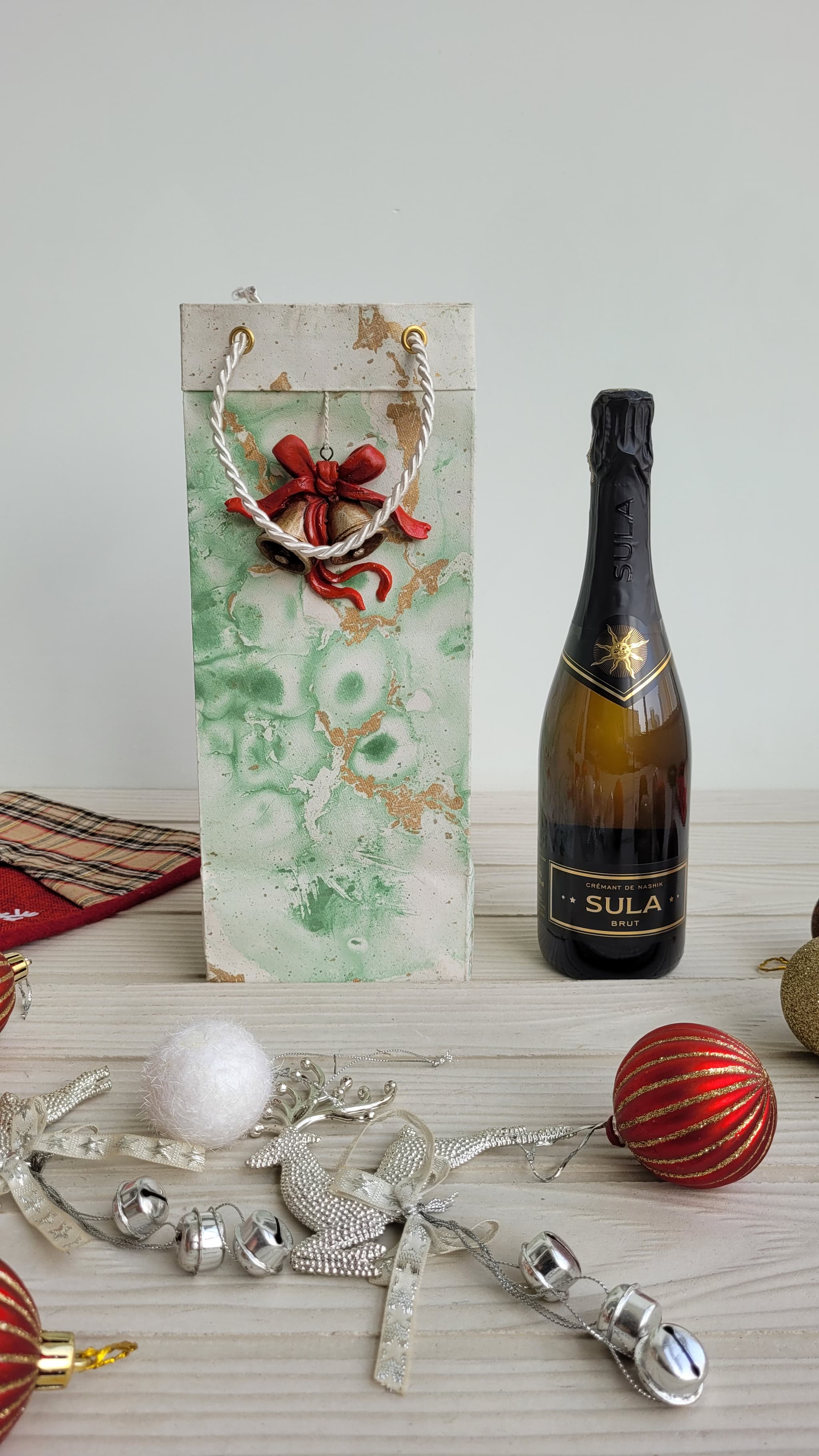 Wine Bag | Christmas Bell 