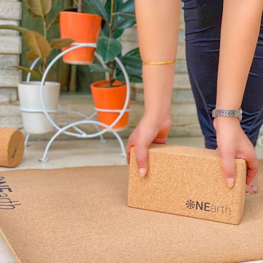 Yoga Block-Brick | Cork Pack of 1