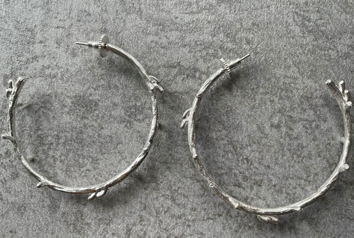 Women's Earrings - Branch White