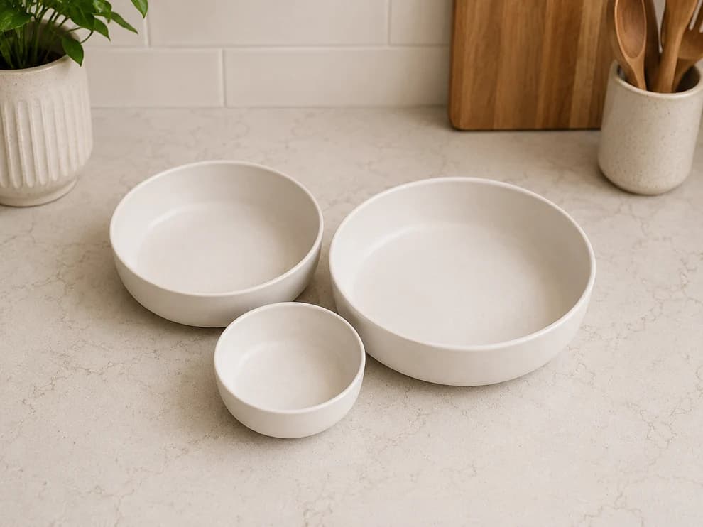 Olive Salad Bowl | Rice & Husk | Set of 3