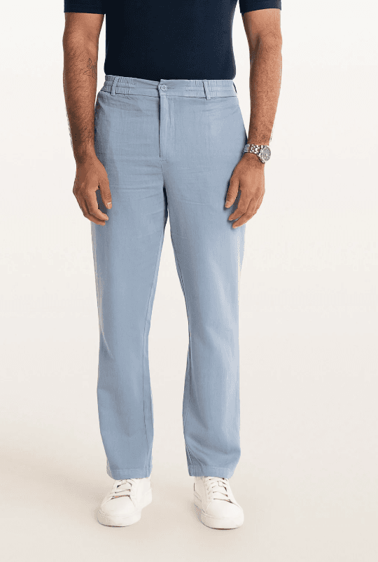 Men's 100% Organic Cotton Vito Nomad Pant – Smart Fit | Stormy Blue