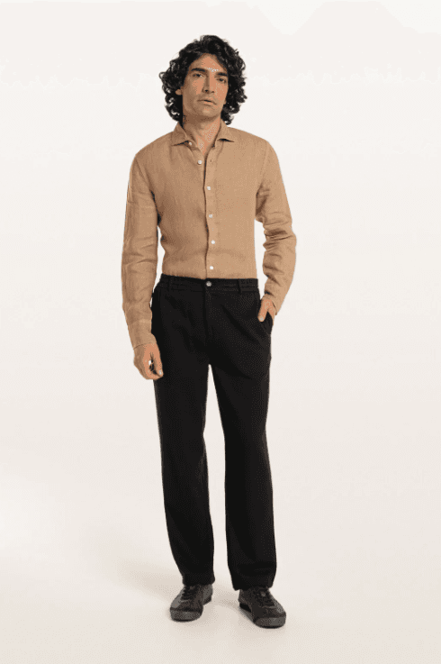 Men's 100% Organic Cotton Vito Nomad Pant – Smart Fit | Black