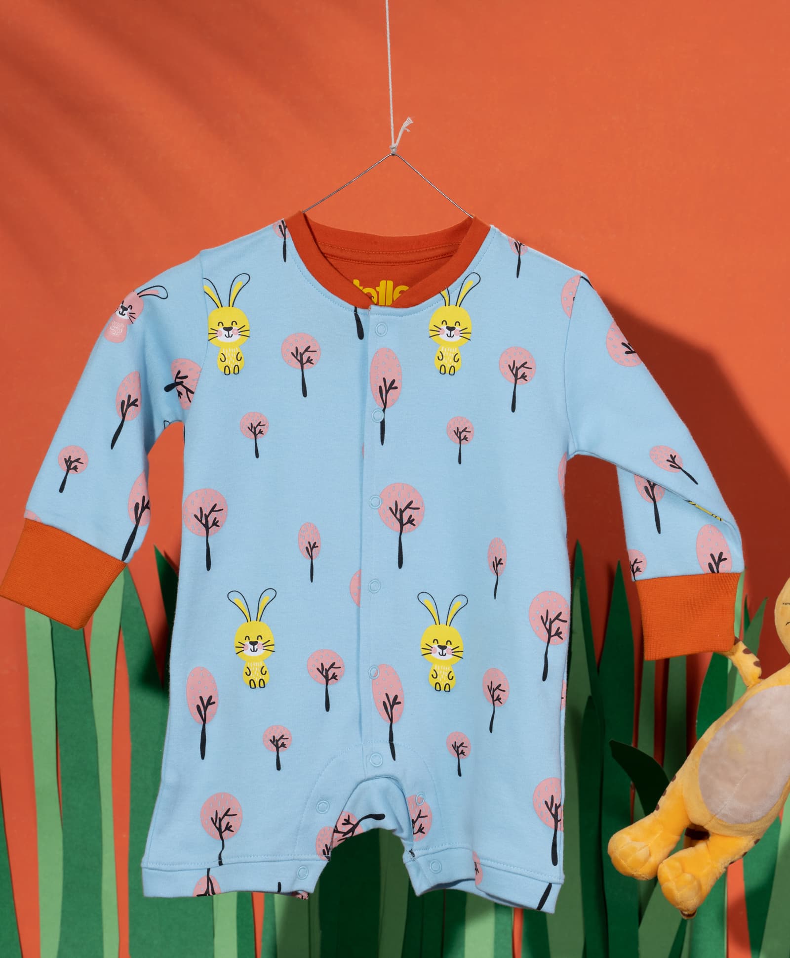 Kids Bodysuit | Printed - Sky Blue