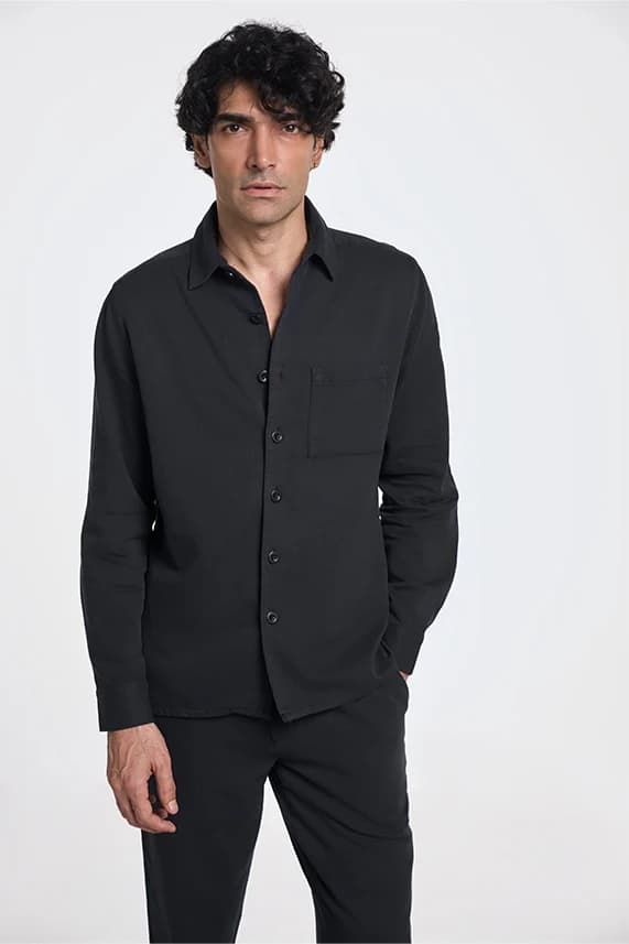 Alto Men's Shirt | Slim Fit |Black