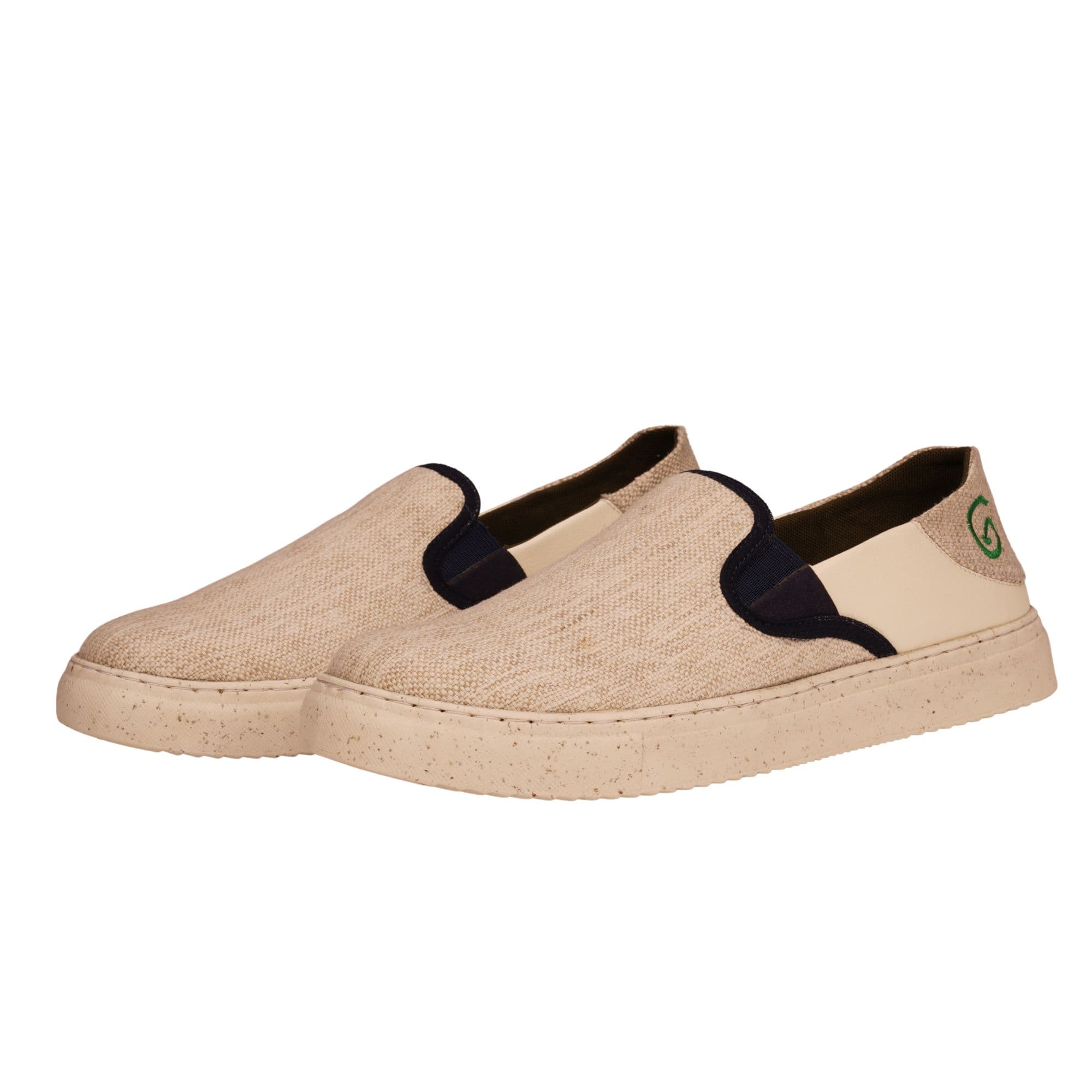 Men’s Slip-On Shoes – Beige Flex