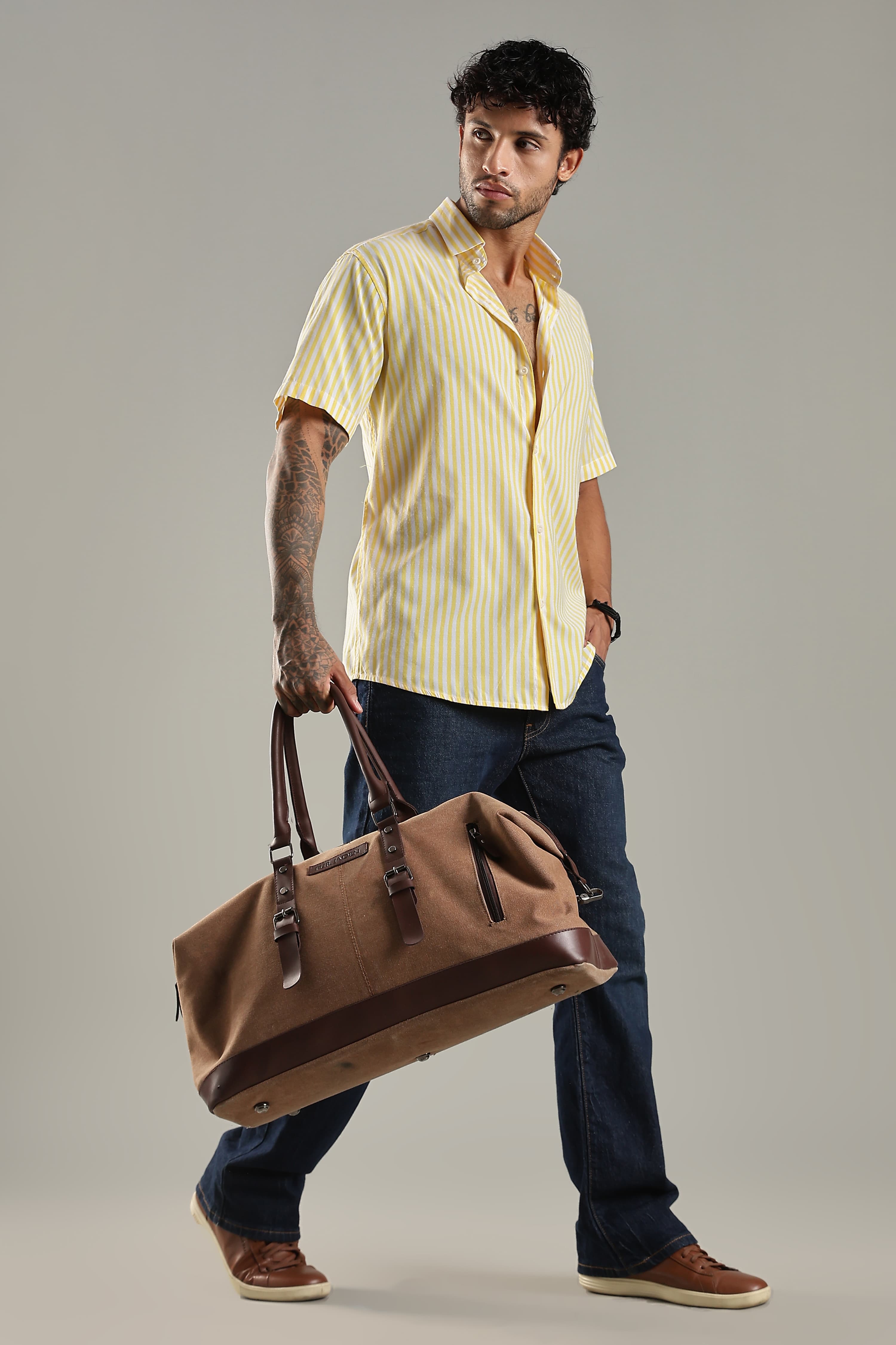 Organic Cotton Solaris Striped Shirt – Lightweight Breathable Summer Shirt