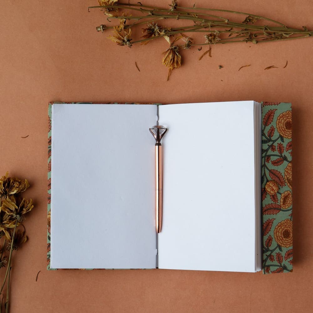 Recycled Paper Vintage Journal  - Jumbo
