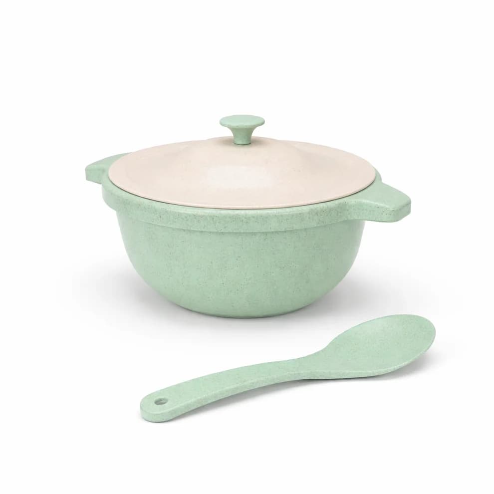 1250 ml Serving Bowl | Rice & Husk | Lid & Spoon