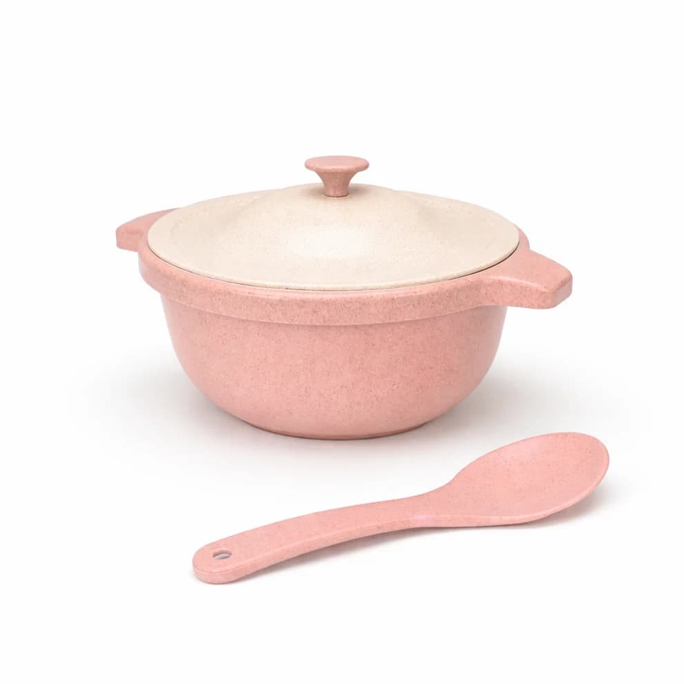 2500 ml Serving Bowl | Rice & Husk | Lid & Spoon