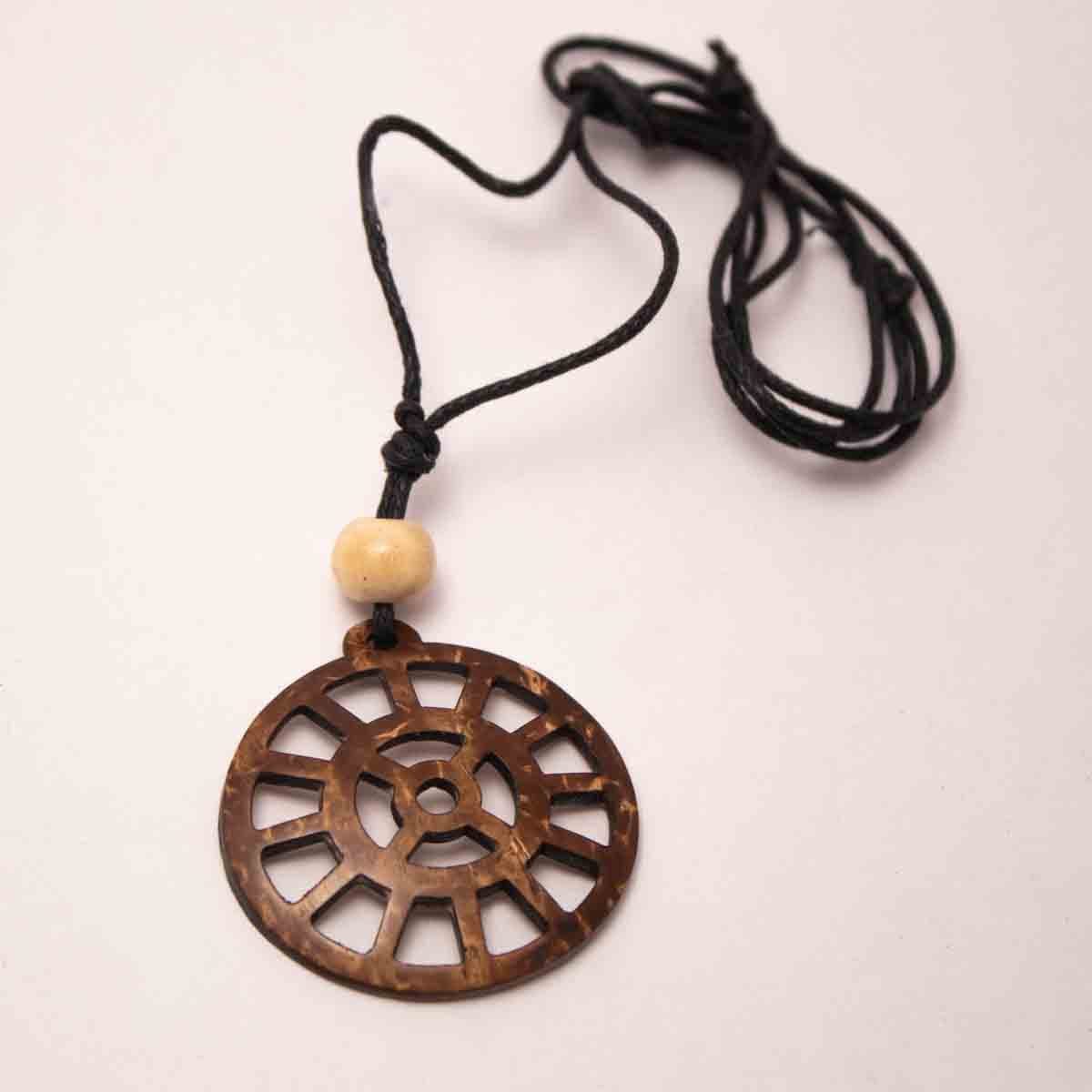 Coconutshell Srimother Symbol Pendant