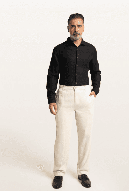 Men's 100% Organic Cotton Vito Nomad Pant – Smart Fit | Light Beige