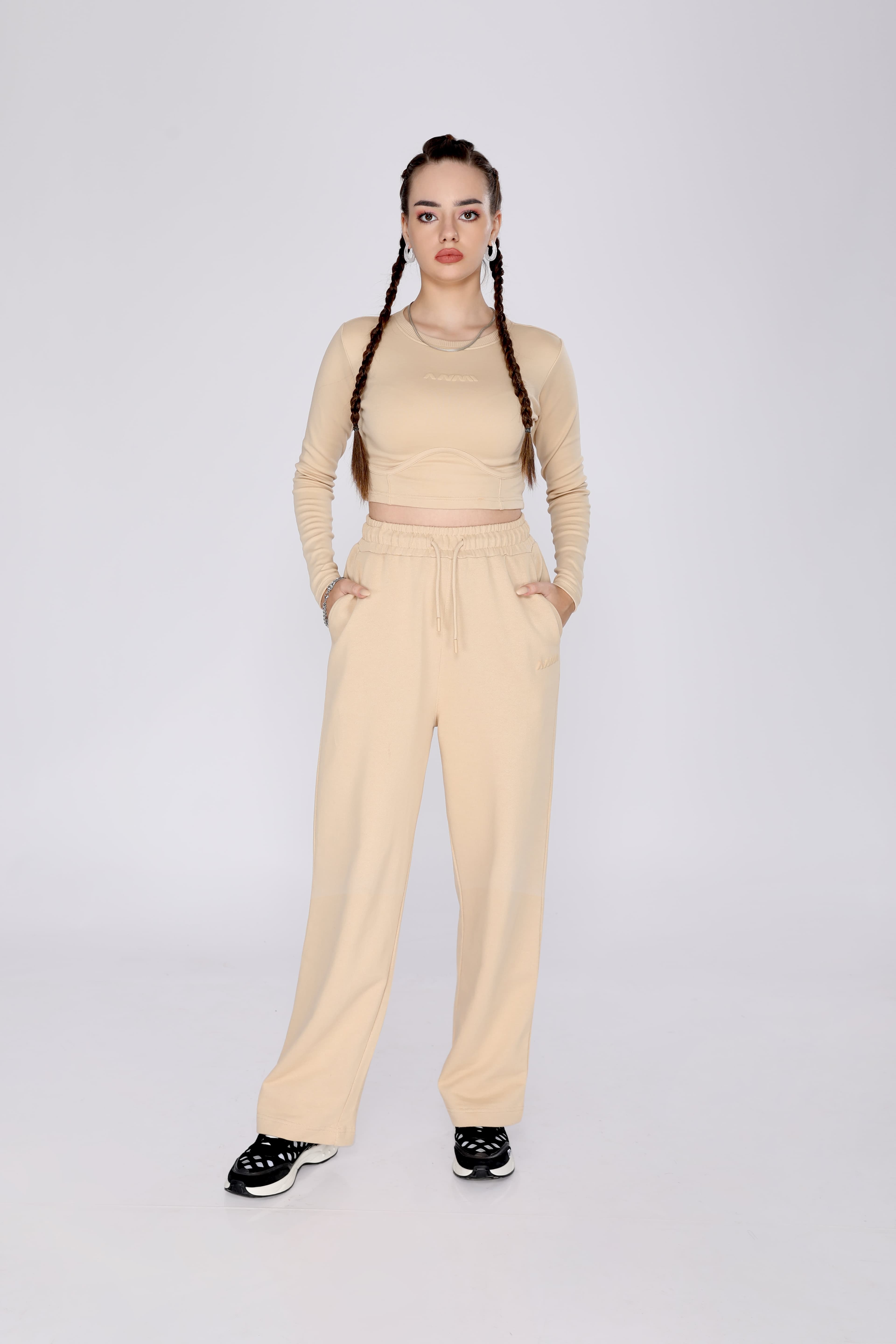 Women's Co-ord Set - 2 Piece - Irish Crème