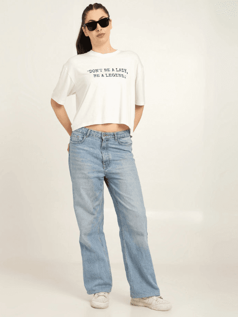 Women's Oversized Bamboo T-Shirt | Gen Z Streetwear | Lady Legend