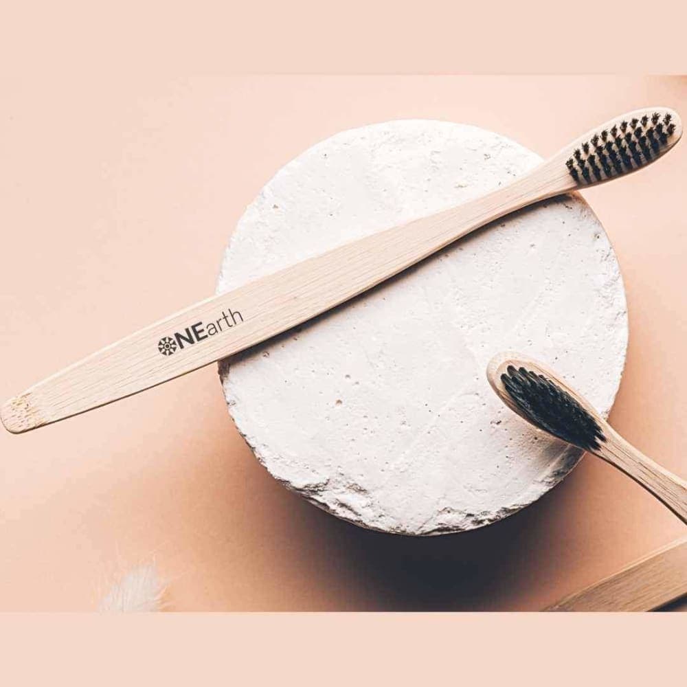 Bamboo Toothbrush | Pack of 2 Charcoal