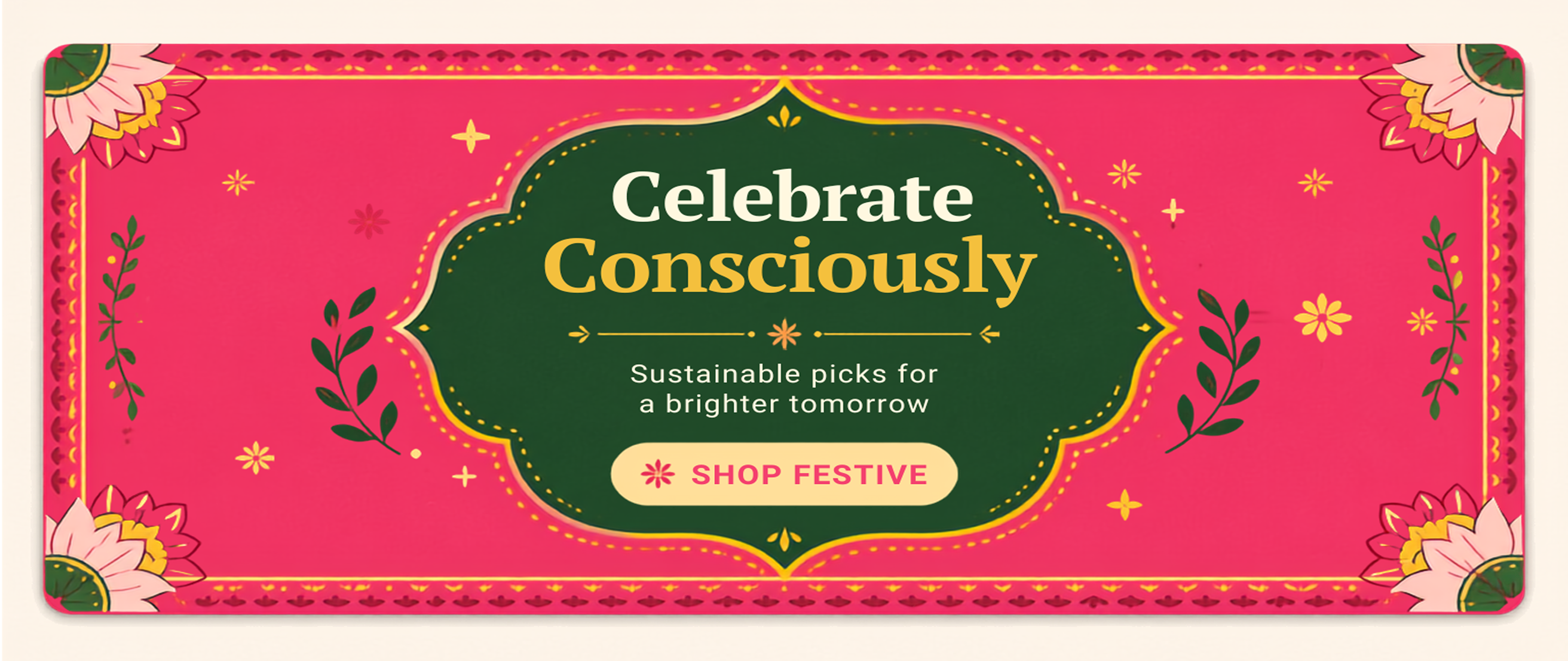 Celebrate consciously — sustainable festive picks